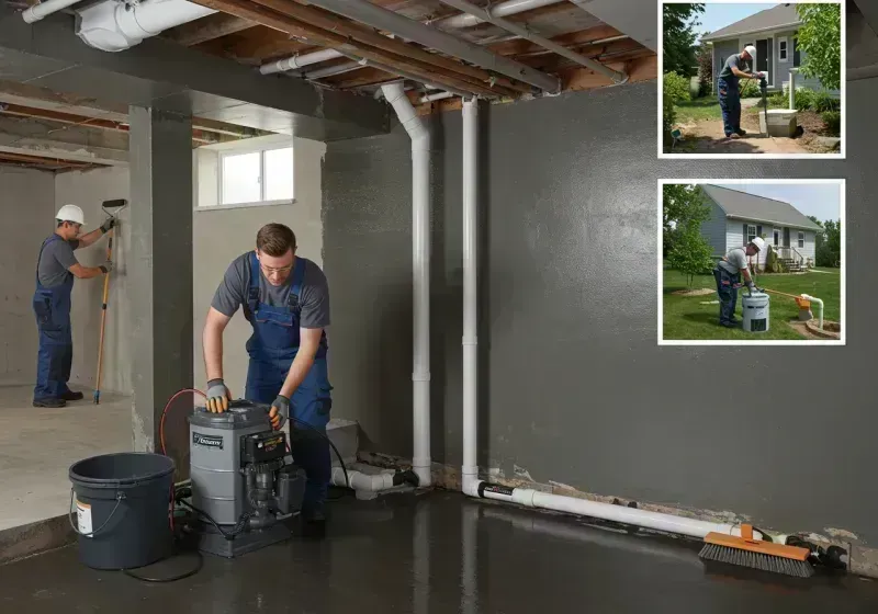 Basement Waterproofing and Flood Prevention process in Lusby, MD